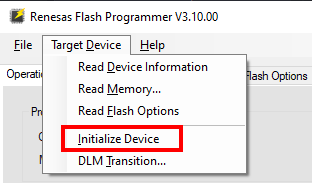 RFP Initialize Device